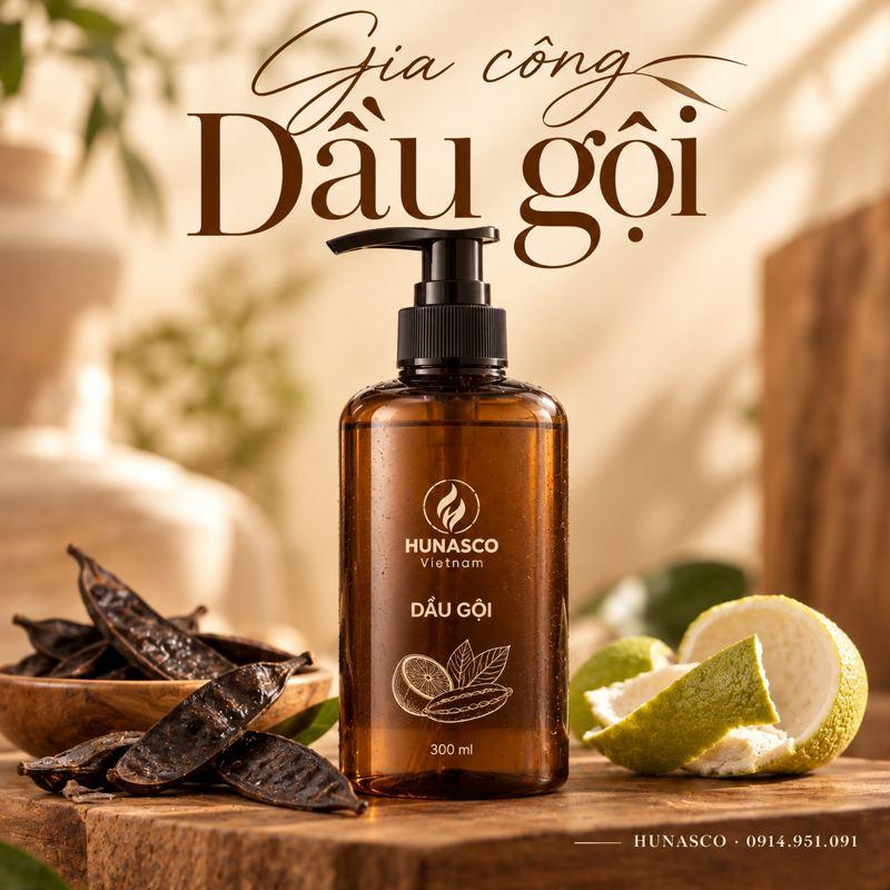 Gia công dầu gội thảo dược